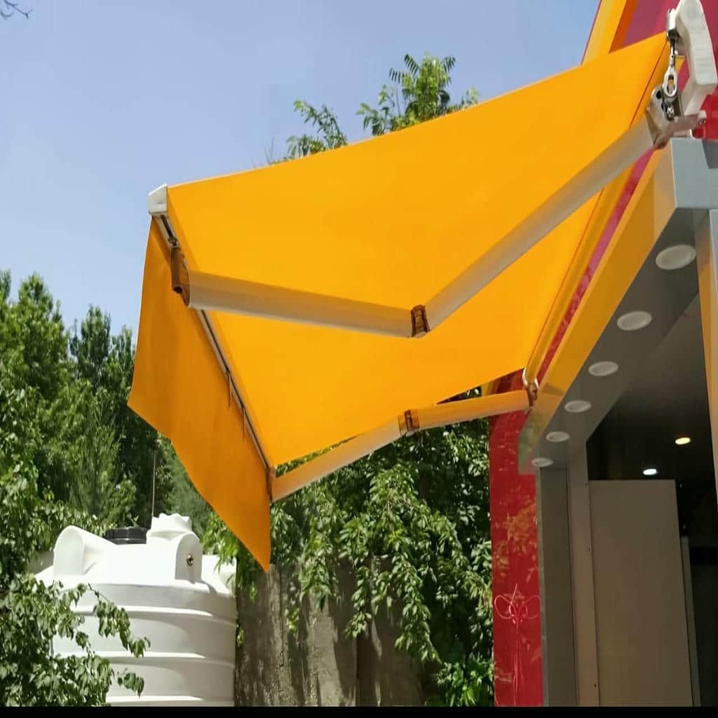 سایبان پارکینگ فلزی ساری با پوشش مقاوم
