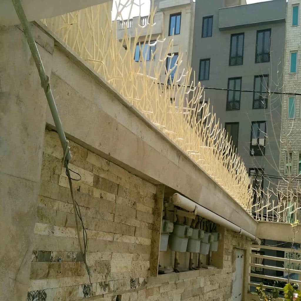 حفاظ دیوار ساری نمای شاخ گوزنی مدرن