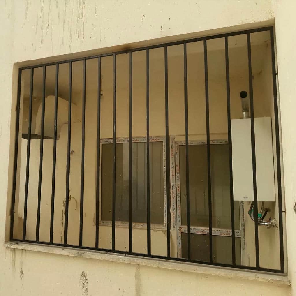 حفاظ پنجره ضد سرقت ساری نمای فلزی مقاوم