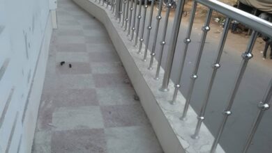 حفاظ تراس ساری با نمای مدرن مجتمع
