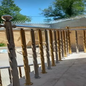 نرده کلاسیک بالکن فلزی ساری