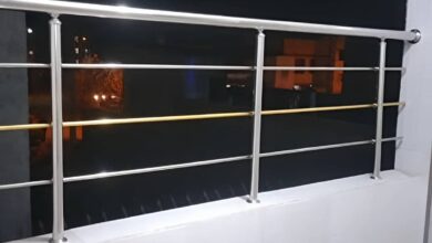 هندریل راه پله فلزی در ساری با طراحی داخلی