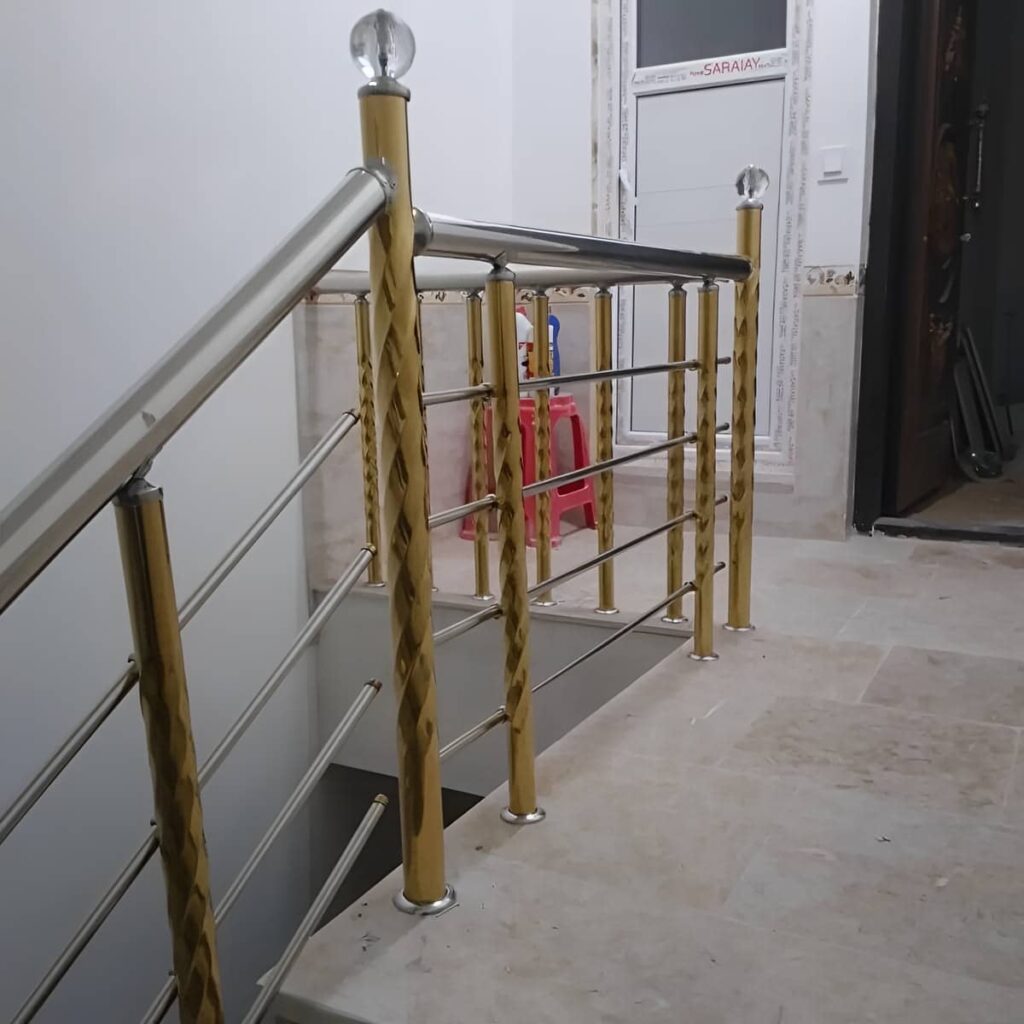 نرده فلزی استیل ساختمان ساری نرده فلزی استیل ساختمان ساری