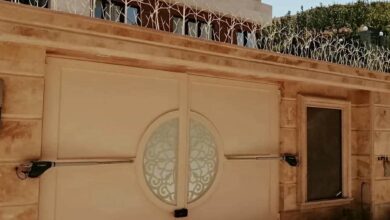 اپراتور درب پارکینگ ساری با نمای مدرن