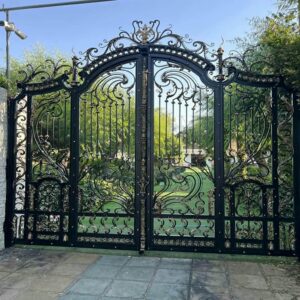 درب شهرکی ساری ورودی فلزی مدرن