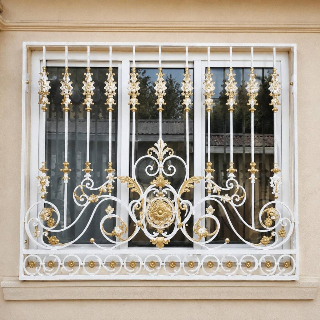 گارد پنجره فلزی ساری رنگ مشکی