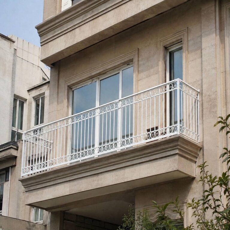 نرده آلومینیومی بالکن نمای آلومینیومی ساری