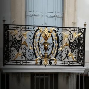 نرده دوبلکس شیشه ای ساری طراحی مدرن راه پله