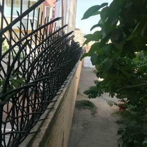حفاظ نیزار فلزی ساری با پوشش تیره
