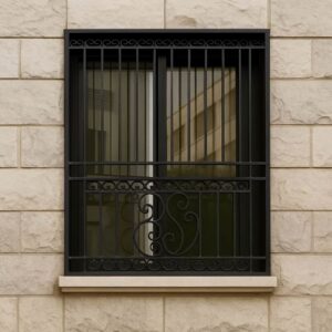 حفاظ پنجره کلاسیک ساری طرح فرفورژه